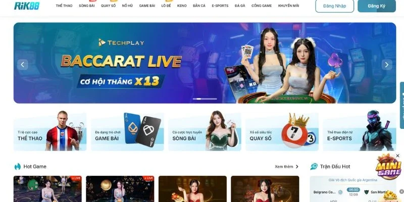 RIK88 – Điểm Đến Cá Cược Trực Tuyến Số 1 Dành Cho Bet Thủ