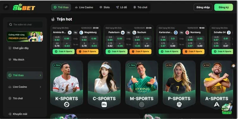 Theo dõi kết quả bóng đá chính xác tại 86BET